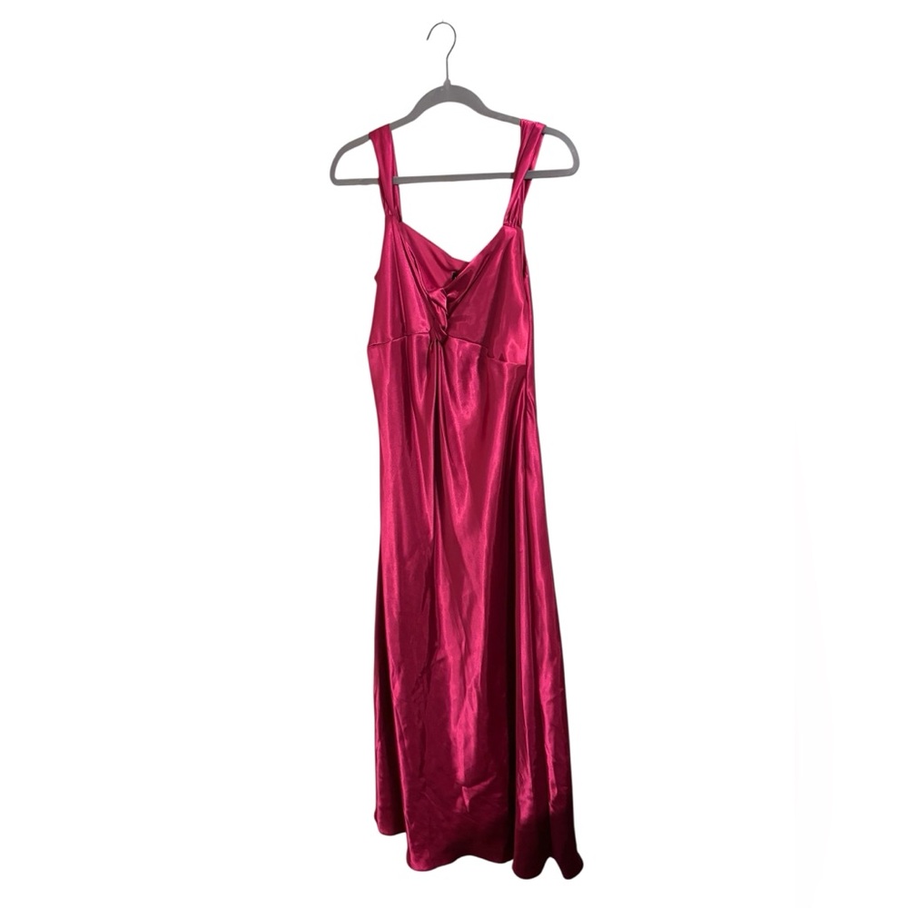 Karina Nites Y2K Hot Pink Maxi Formal Dress Size 14